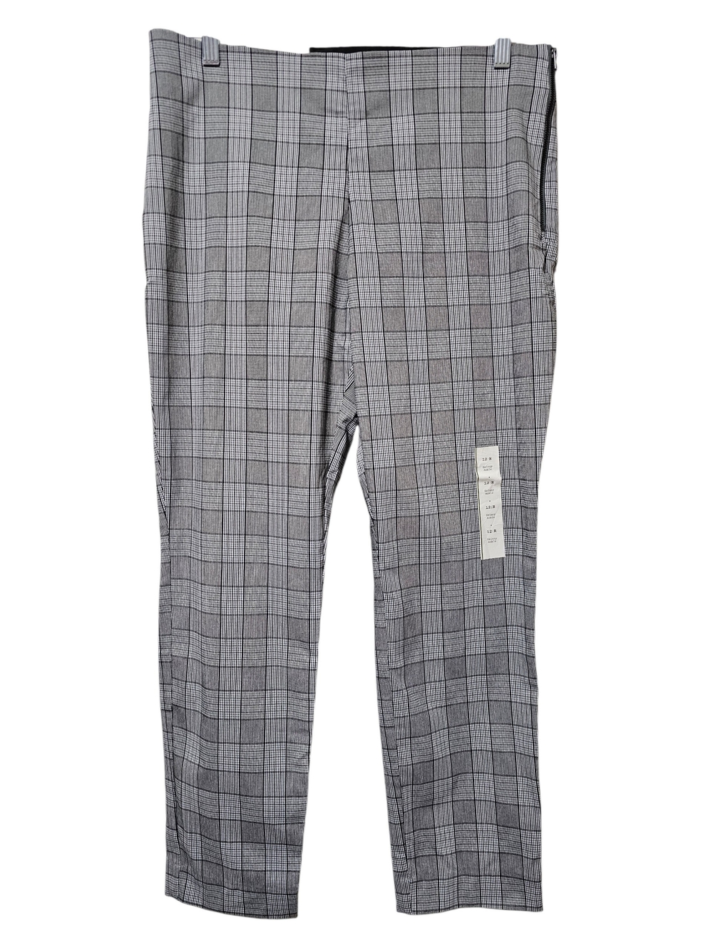 a new day Gray Plaid Skinny Ankle Stretch Trousers
